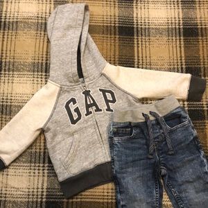 **Sold** 12-18 Month Zip Up with Jeans